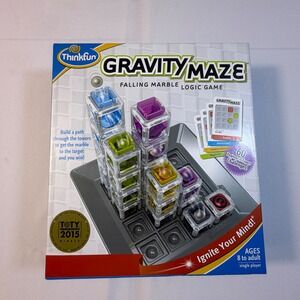 ThinkFun Gravity Maze Falling Marble Logic Game STEM Toy 60 Challenges